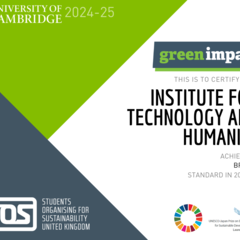 Green award certificate