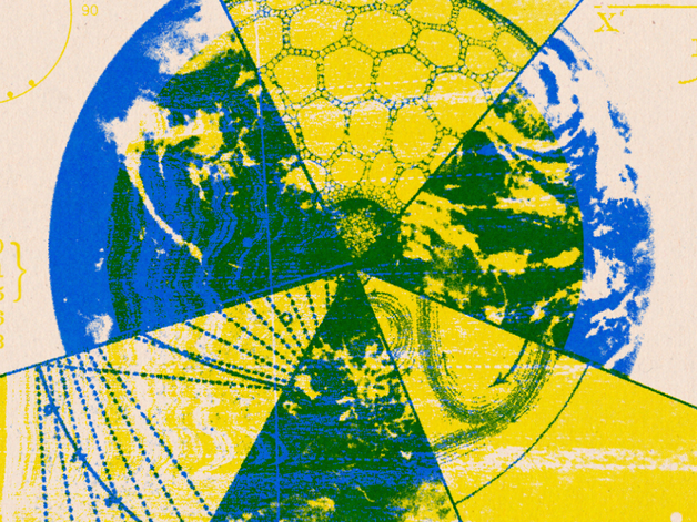abstract image of planet Earth