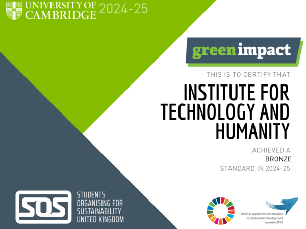 Green award certificate