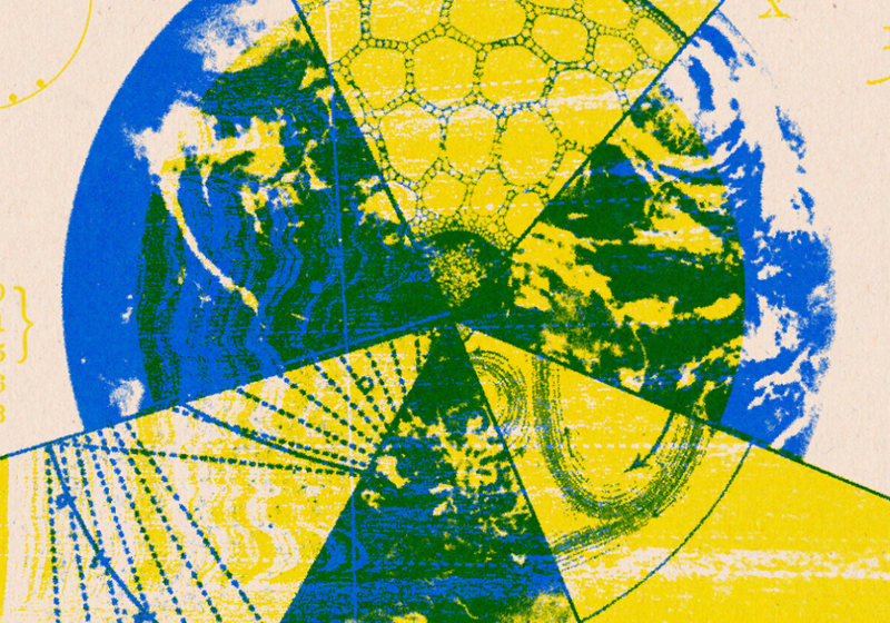 abstract image of planet Earth